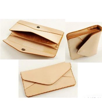 Cheap DIY Leather Craft Envelope Shape Women Long Wallet Die Cutting Knife Mould Hand Machine Punch Tool 20x10cm 7pcs/set