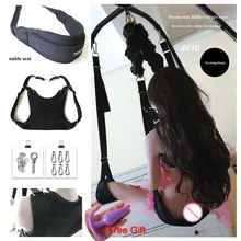2016 New Toughage Luxury Genuine Sex Bandage Safety Love Sex Swing Bungee Jumping Adult Sex Furniture For Couples Soft Material new hot sell high quality toughage sex swing cushion adult sex furniture love swing sex machine for men adult sex toys for women