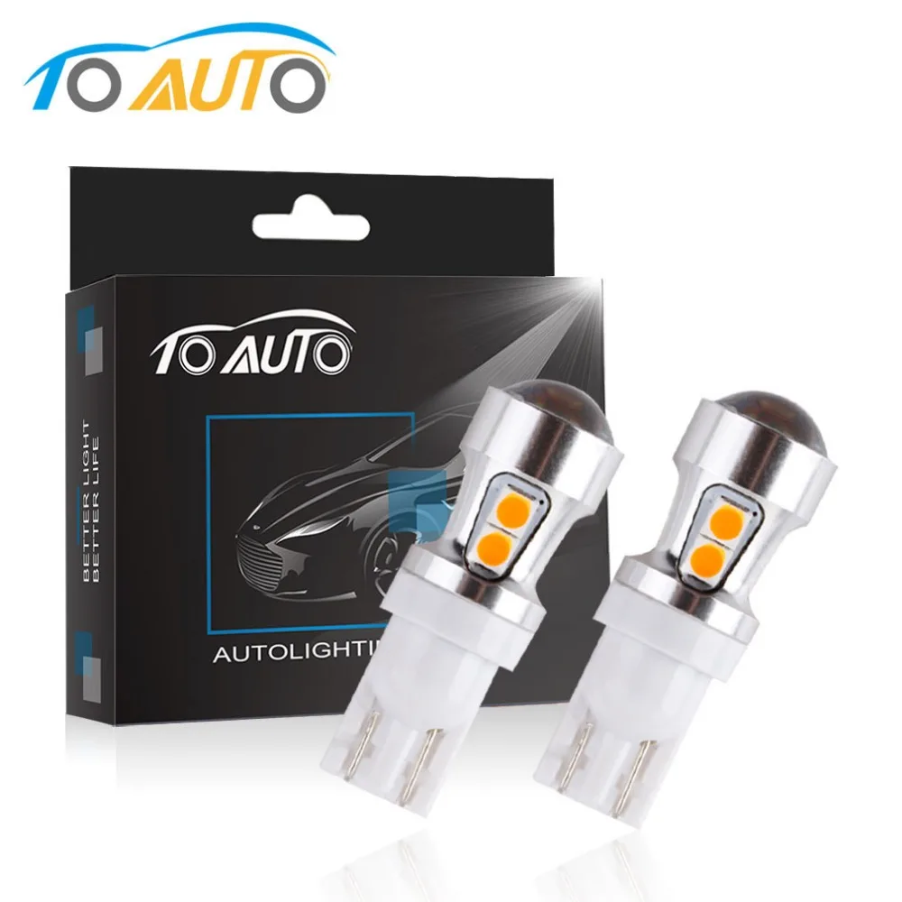 led t10 w5w 12v license plate lamp bulb 