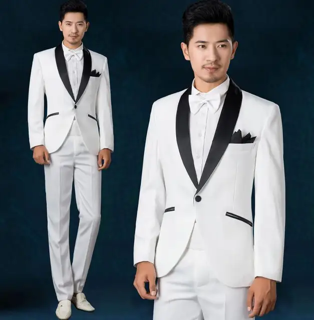 White Mens Suit Wedding Dress 2018 New Arrival Men Slim Fit Suits White Mens Suit Wedding Dress 2018 New Arrival Men Slim Fit Suits Groom Latest