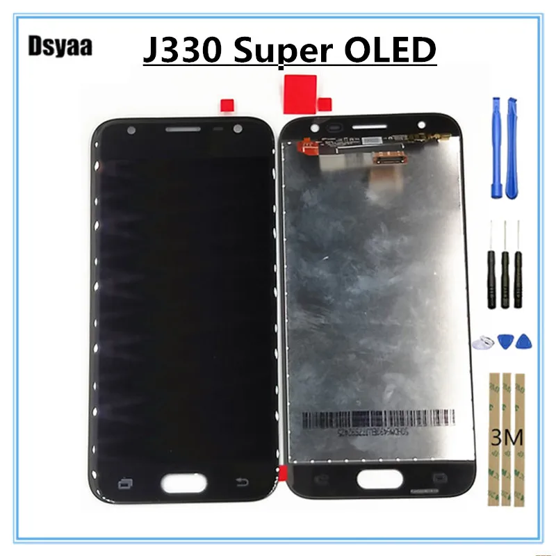 

5 Inch LCD for Samsung for Galaxy J3 2017 J330 LCD Display Touch Screen Digitizer Assembly 100% Tested with Tools