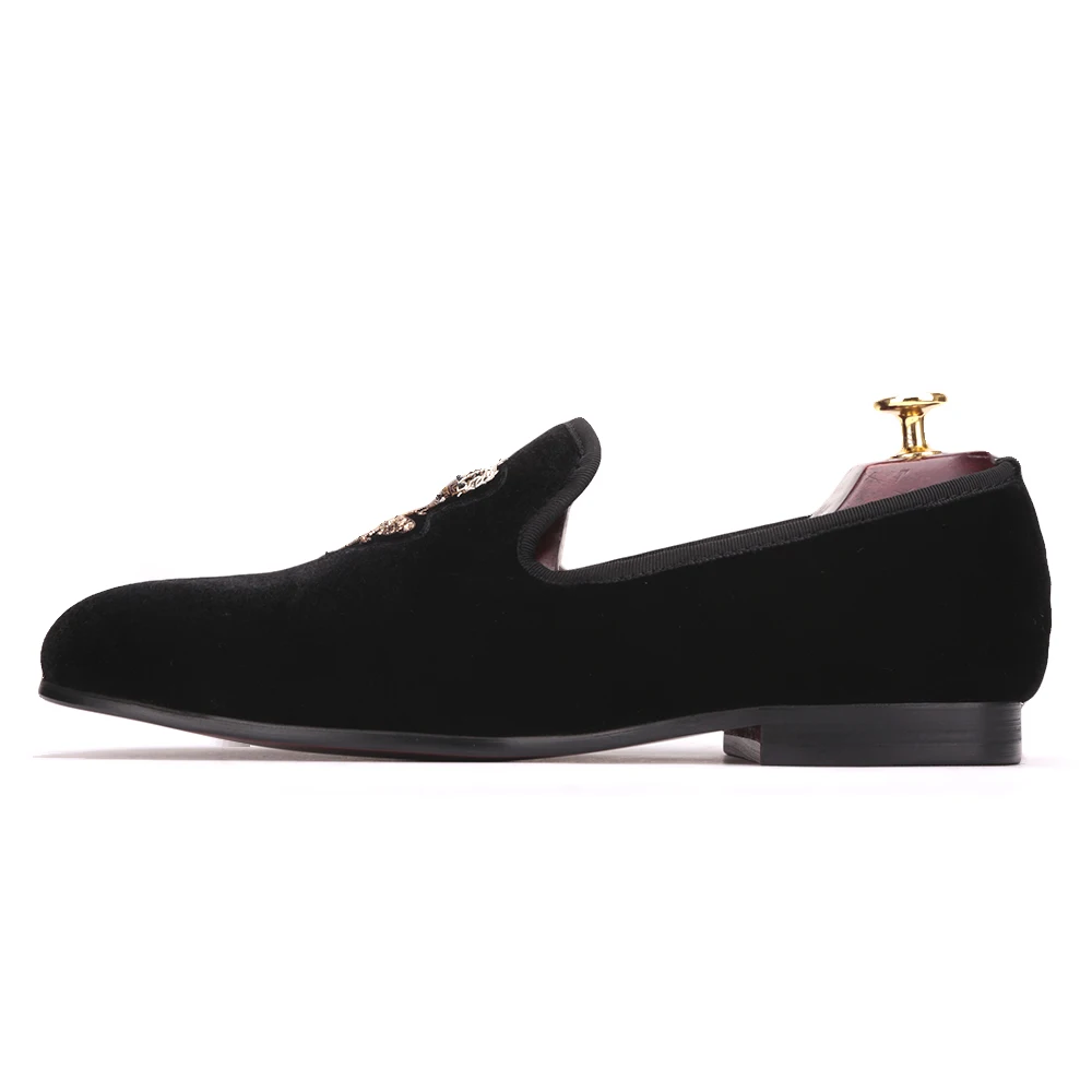 Seda Veludo Da De 4 2018 Dourado Tamanho Sapatos Dos Festa Size Apartamentos Abelhas Indiana Homens 17 Plus prata E Ouro Moda Bordados Casamento Eua Mocassins Masculino zqFwEF0n