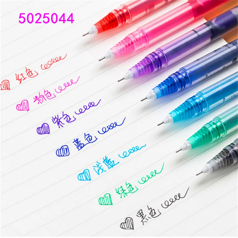 

High Quality T16 Multiple Colour Big Capacity Ink Gel Pen Student School Office Stationery Fine Roller Ball Pen New