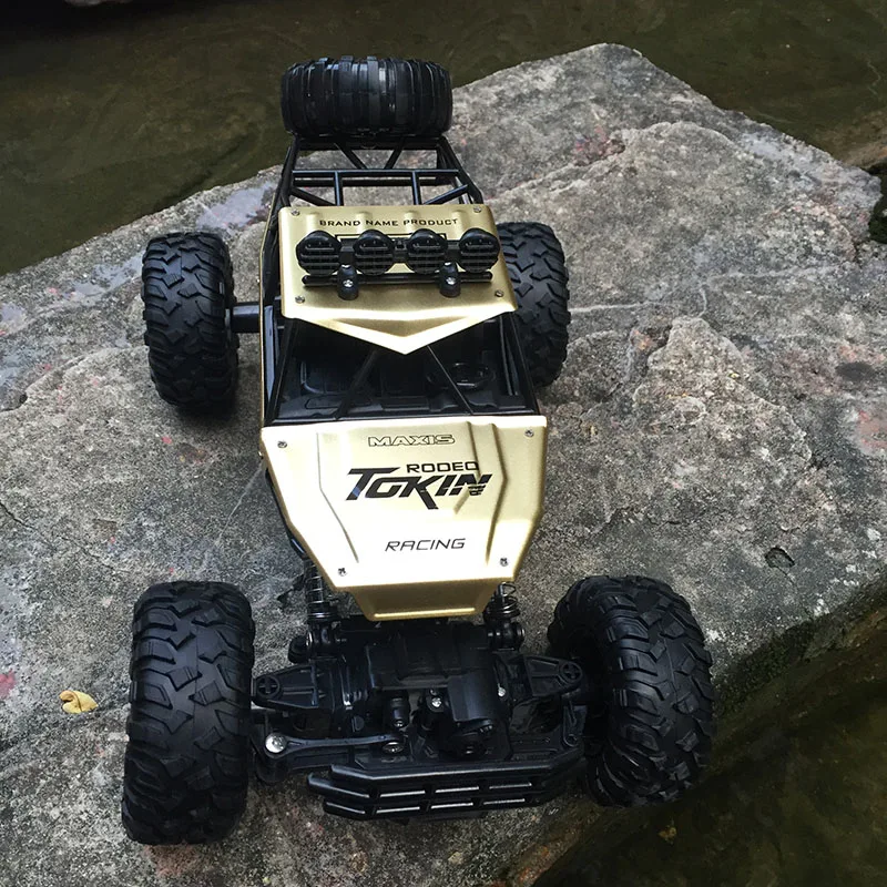 Скалолазание Rc автомобиль 4WD 2 4 GHz рок ралли 4x4 двойные двигатели Bigfoot пульт