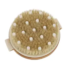 Губка для ванной, для душа щетка щетина кабана душ для купания удаление ороговевшей кожи детоксикации щетка для лица пилинг для тела Массажер