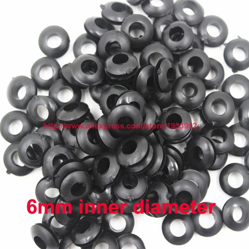 

6mm inner diameter wire rubber grommets ring hole plug seal o ring wire gasket
