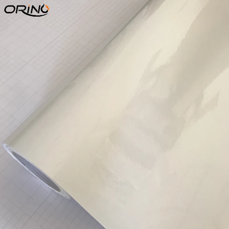 White Glossy Vinyl Film Wrap-1