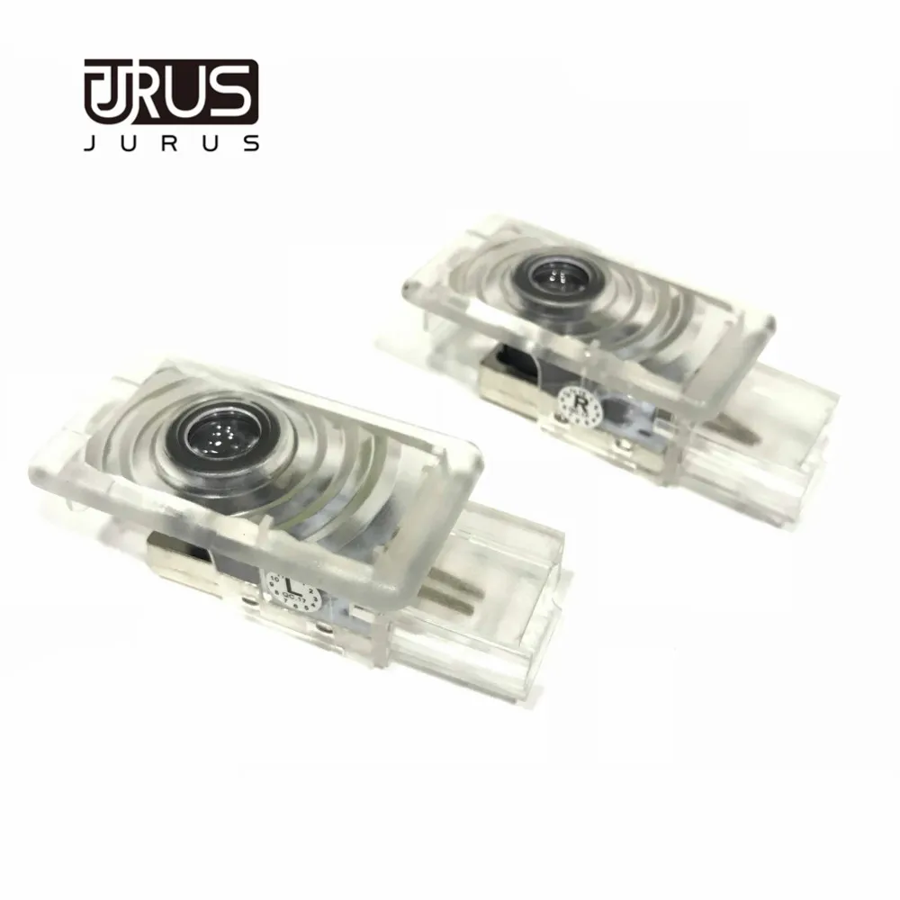 

JURUS 2Pcs Car LED Projector Laser Door Light Logo Projector Lamp Ghost Shadow For Cadillac SRX XTS XT5 ATS-L Auto Accessories