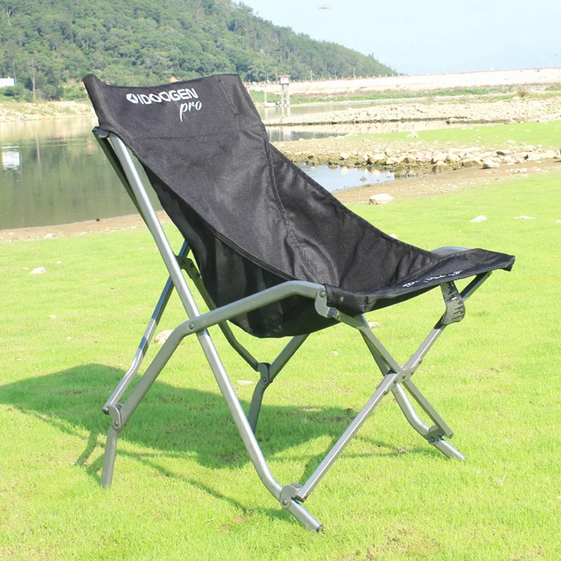 Leisure Outdoor Ultra Light Folding Chair Back Fishing Fishing Chair Leisure Chair Portable Lunch Break Chair Recliner