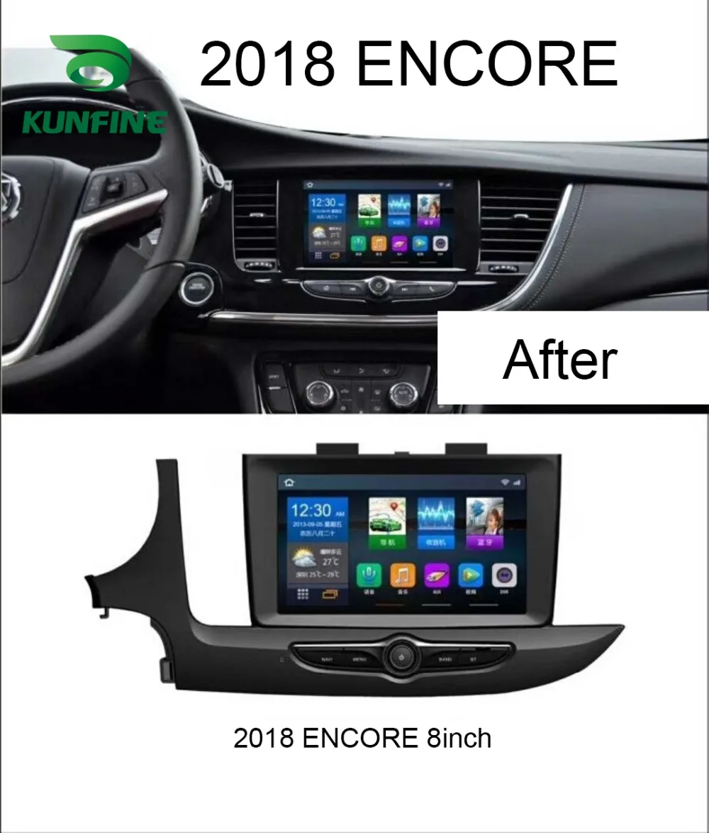 Octa Core Android 8 1 4 Гб RAM 64 ROM автомобильный DVD GPS навигатор плеер Deckless Car Stereo для BUICK ENCORE 2016