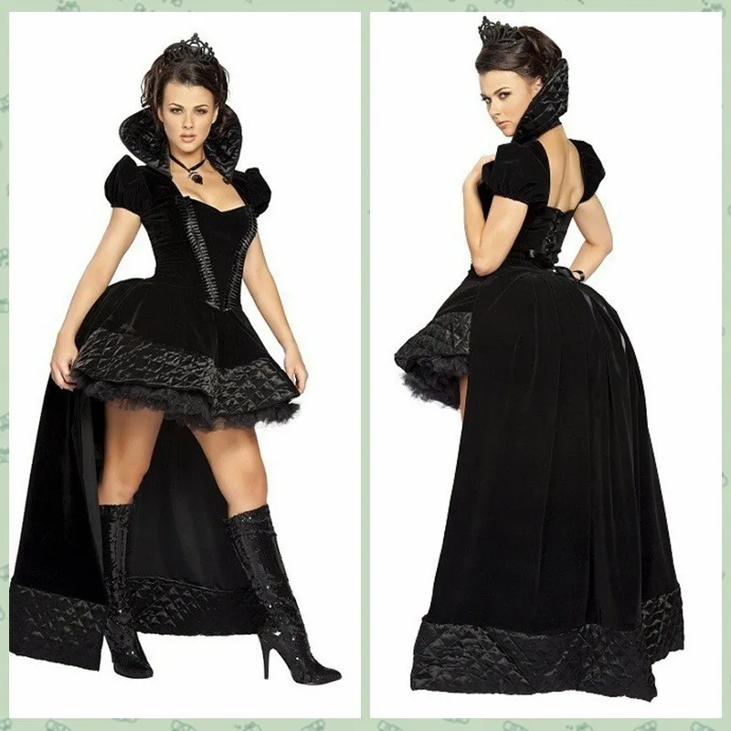 Halloween-Fairy-Tale-Black-witch-Costumes-Women-Christmas-Carnival-Devil-Cosplay-Party-Dress-Snow-White-Queen (4)