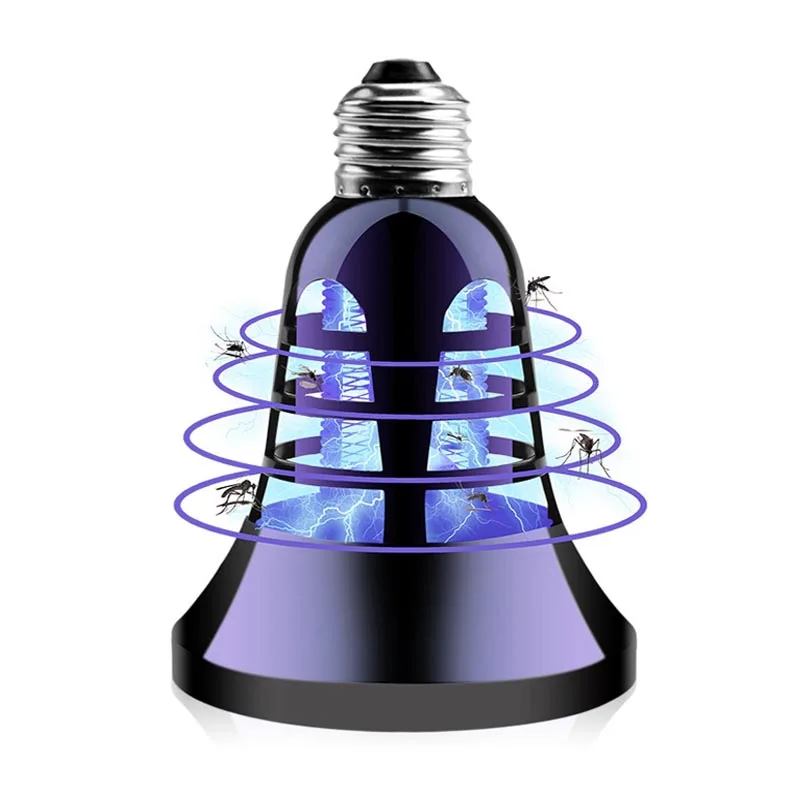 

Mosquito Killer Lamp Bulb Radiationless Bug Zapper Insect Trap USB Electric Mosquito Killer UV Light Bulb 2-in-1 LED Night Light