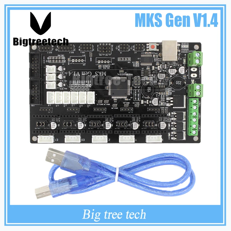 Latest 3D printer MKS Gen V1 4 control board Mega 2560 R3 motherboard RepRap Ramps1 4