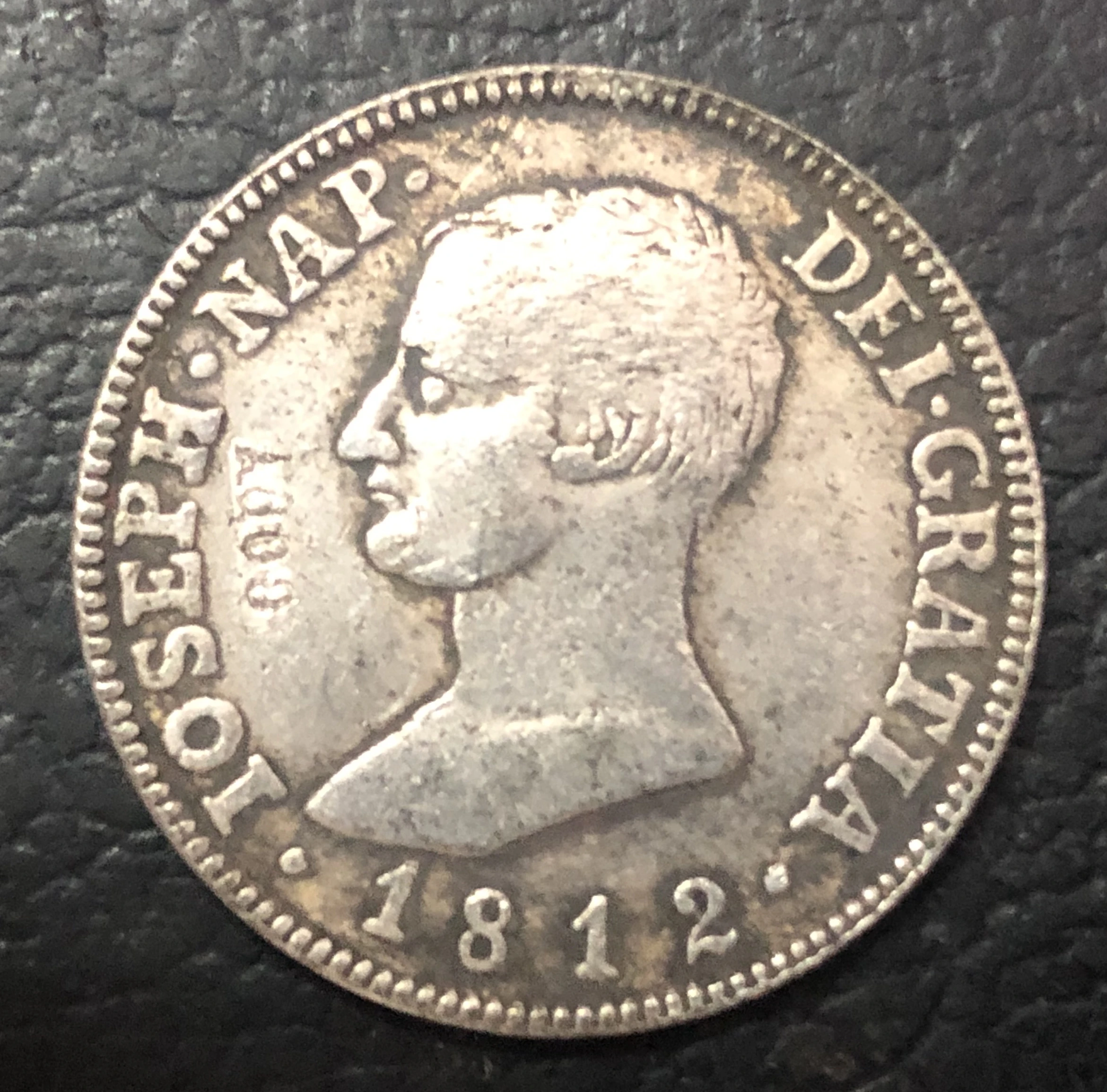 Испания 1812 RS 4 Reales-Jose I Bonaparte Серебряная монета