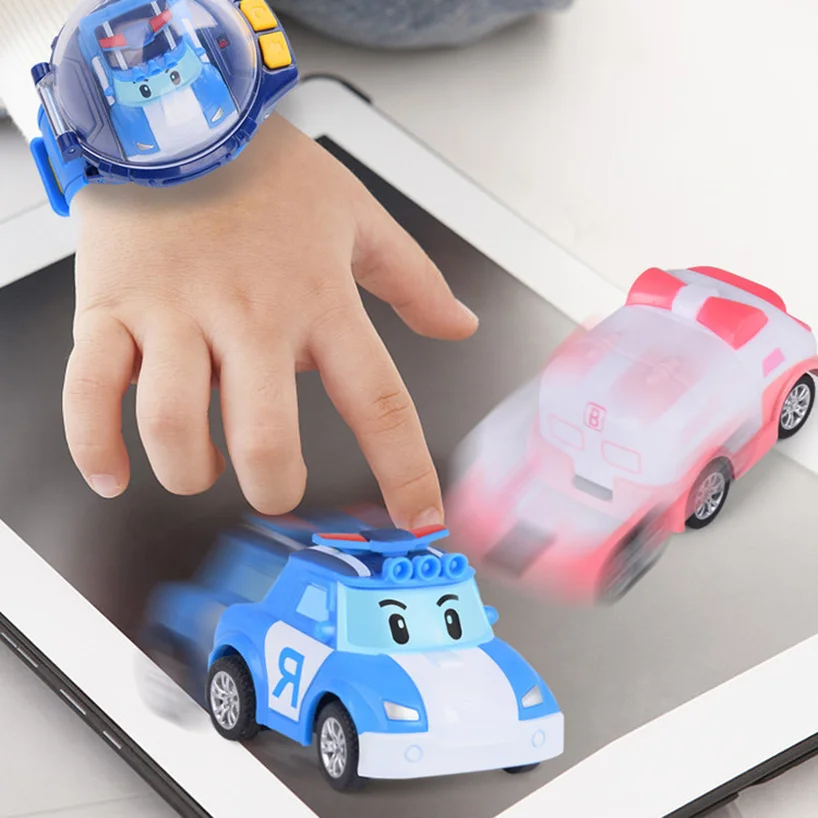 

2019 NEW Baby Remote Control Car Toy Mini Cartoon Sensing Gravity Remote Control Car Baby Watch Induction Toys for Children