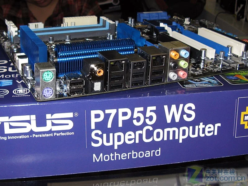 Asus P7P55 WS Supercomputer настольная материнская плата P55 Socket LGA 1156 i3 i5 i7 DDR3 16G ATX UEFI биос оригинальная б/у материнская плата