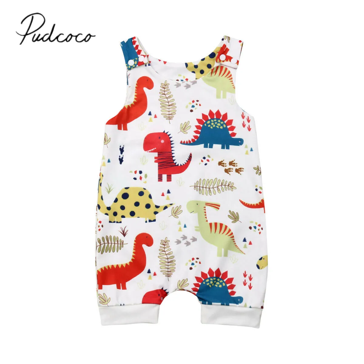 2019 Baby Summer Clothing Newborn Infant Baby Boy Girl Cotton Dinosaur