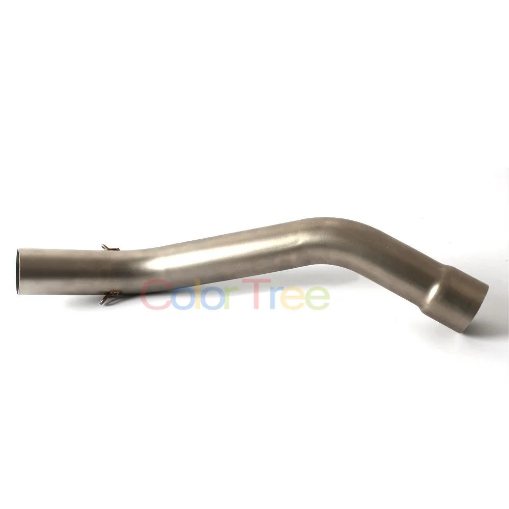 

Motorcycle Muffler Mid Pipe Universal Exhaust Muffler Middle Pipe Stainless steel For Kawasaki ZX-10R 2008-2010