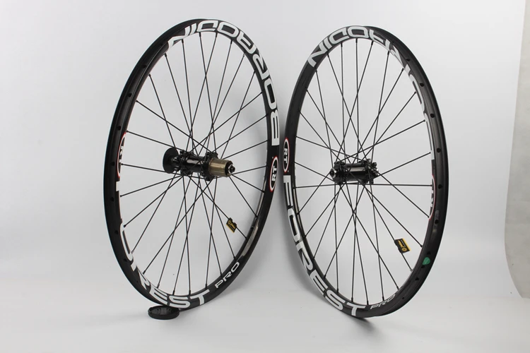 Perfect RT MTB Mountain Bike Full Carbon Fiber Race DH/AM Thru-axis WheelS Sealed Bearing CNC Hub Rim 24 2