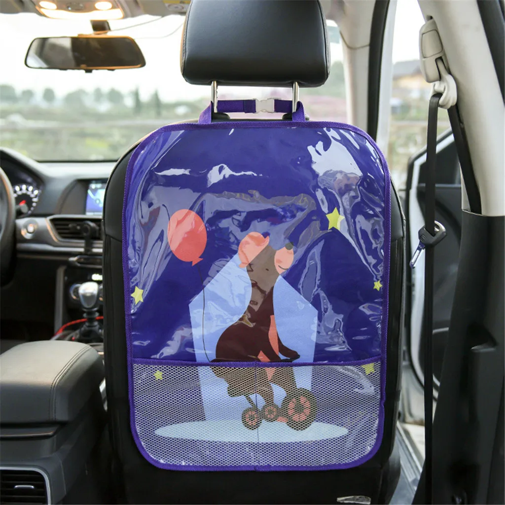 Universal Car Seat Back Protector Protection for Children kids Kick Mat Cartoon Anti Kick Organiser Car Seats Covers for Baby