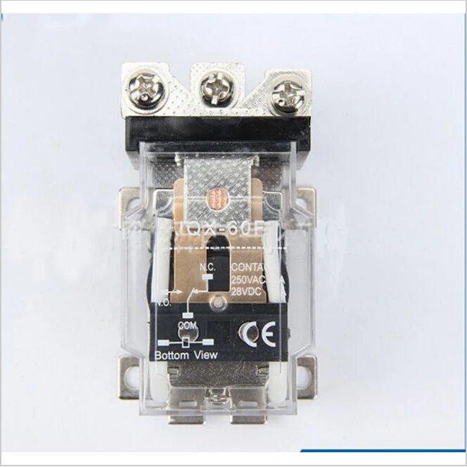 10 шт. JQX 60F 1Z реле мощности 60A DC 12 V катушка питания|coil power relay|power relayrelay 60a |