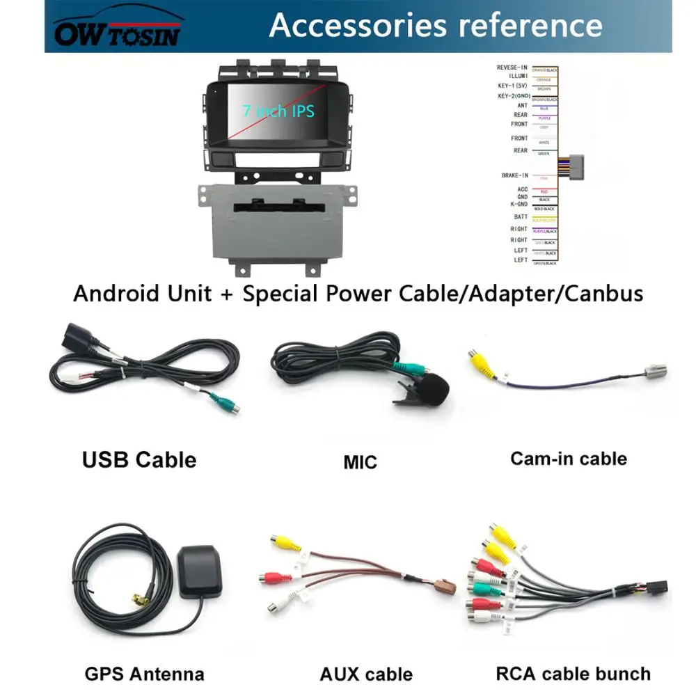 Flash Deal 7" IPS 1920*1080 8 Core 4G RAM+64G ROM Android 9.0 Car DVD Player For Opel Astra J 2010 2011 2012 2013 CarPlay Parrot BT Radio 4