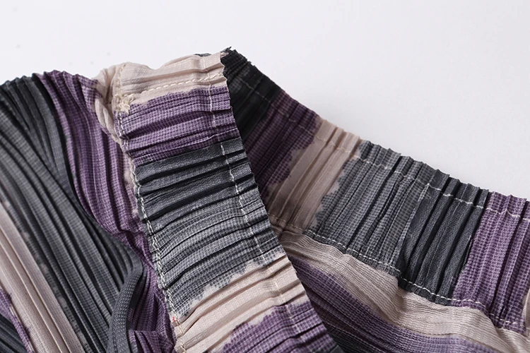 FREE SHIPPING Fashionable stripe half sleeve fold irregular T-shirt+ straight Harem pants canister siut IN STOCK