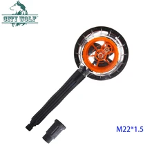 Автомобильная мойка, вращающаяся круговая щетка с разъемом M22, мойка высокого давления, очистка окон автомобиля, аксессуары City Wolf