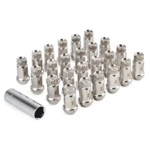 20PCS M20x0.5 Trail Wheel Lugs Racing Car Drift Rim Lug Nut SUS304 Anti-Rust Bolt Kit For Jeep CJ3 CJ5 CJ5A CJ6 CJ6A CJ7 DJ5 DJ6