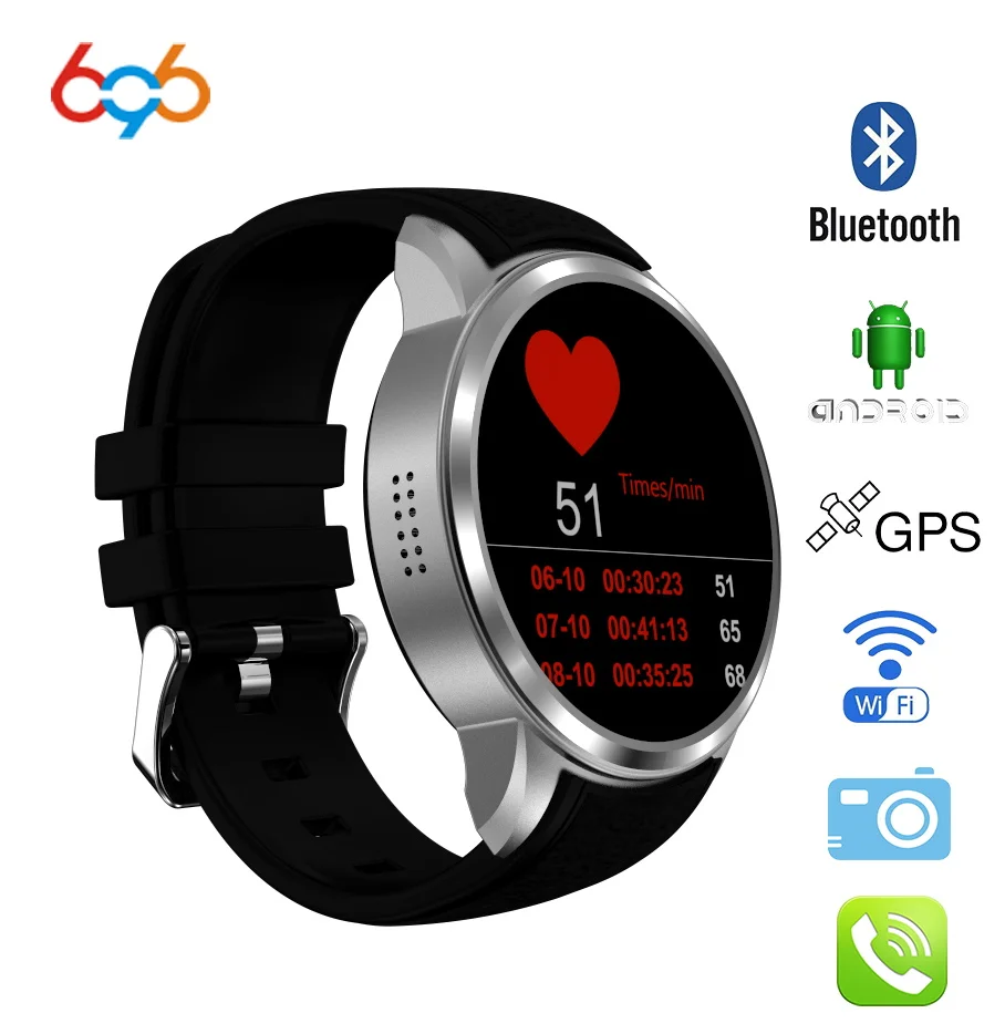 

696 Top Sale X200 air Smart Watch Android 5.1 MTK6580 Ram 1GB/Rom 16GB AMOLED Watch with GPS 3G BT Phonewatch BT music pk kw88