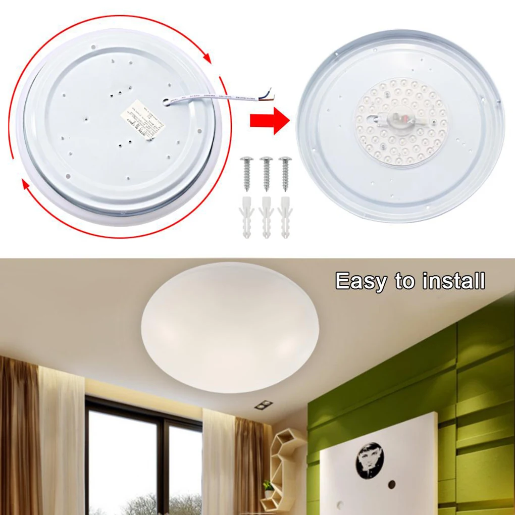 

Collection Celing Light with Cool Warm White Lighting Bright 30W LED Flush Mount for Your Living Room