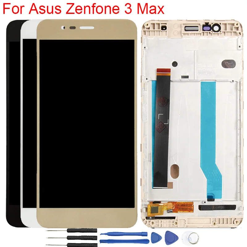 

Original X008D LCD For Asus Zenfone 3 Max ZC520TL Display With Frame Touch Screen Assembly For Asus Zenfone 3 Max LCD