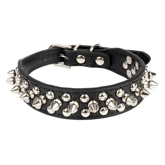PipiFren Black Breakaway Cats Collars Accessories Spiked Rhinestone