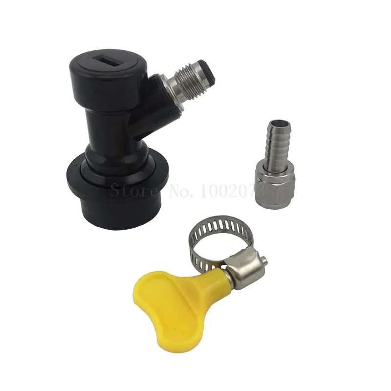 

Brewery Liquid Ball Lock MFL Disconnect With SS 1/4" Swivel Nut and Clamp For Homebrew Cornelius Keg Bar Tool