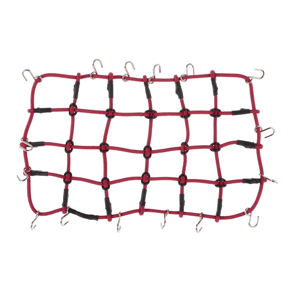 RC 110 RC Rock Crawler Elastic Luggage Net for Axial SCX10 90046 D90 TRX-4 Model Truck RC Car Parts Accessories baja (14)