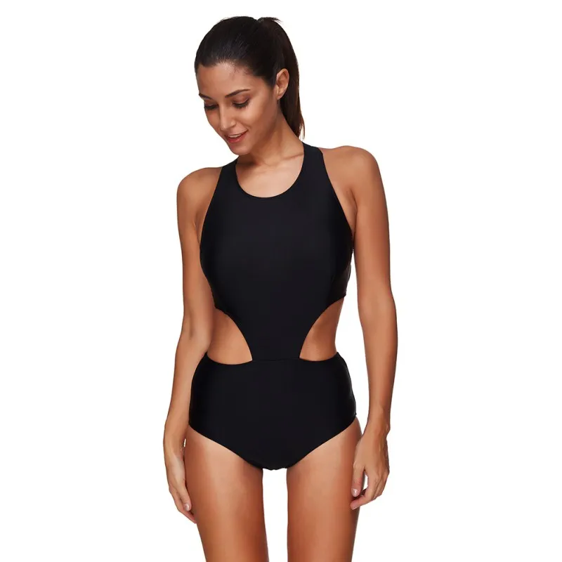 Black Sexy One-piece Bodysuits Women's Skinny Beach Suit Body Suit feminino Tight Rompers Womens Jumpsuit T6 Jumpsuits and Playsuits