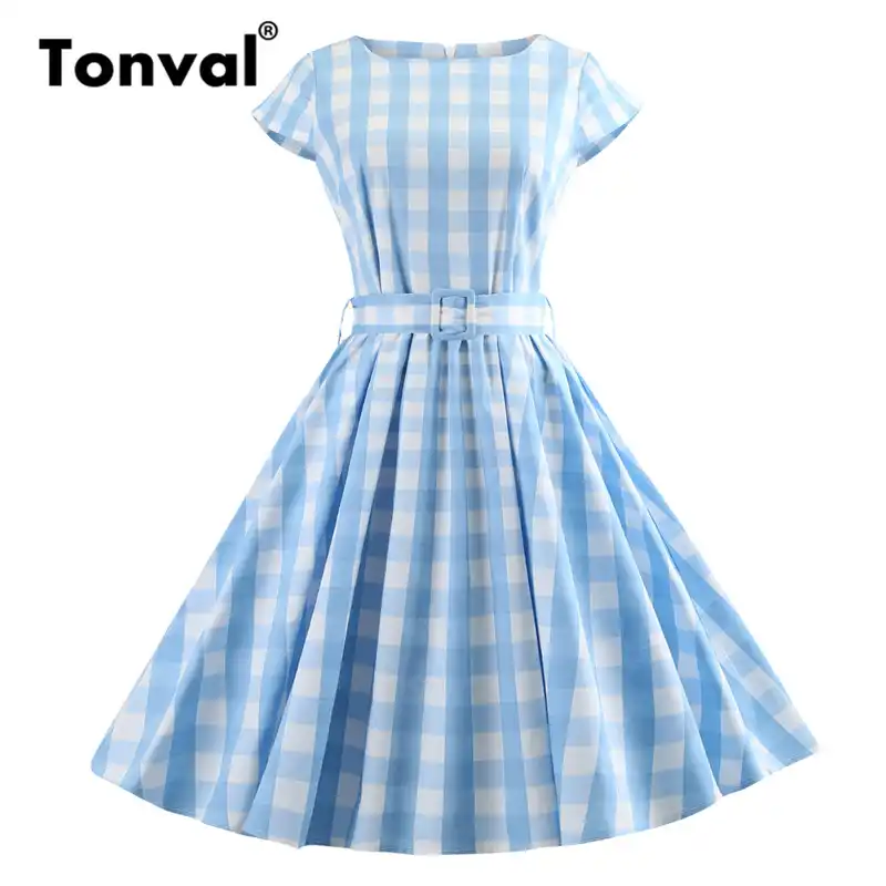 gingham summer dress