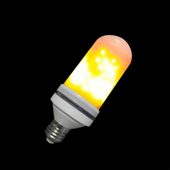 

2PCS E27 2835 LED Flame Effect Fire Light Bulbs 7W Creative Lights Flickering Emulation Vintage Atmosphere Decorative Lamp