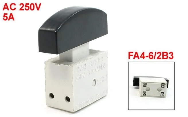 

6A 250VAC 5E4 Manual Operation Lock FA2-4/1BEK Trigger Switch for Keyang 10A 2pcs