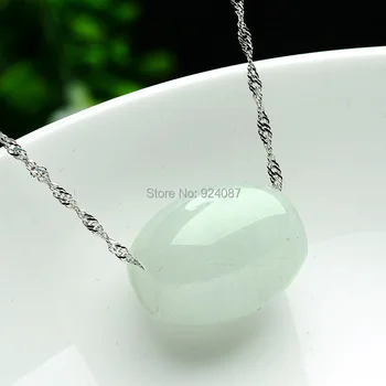 

Natural emeralds Passepartout pendant authentic special ice kinds of Jade Bead Necklace Pendant transporting waxy jade pendant