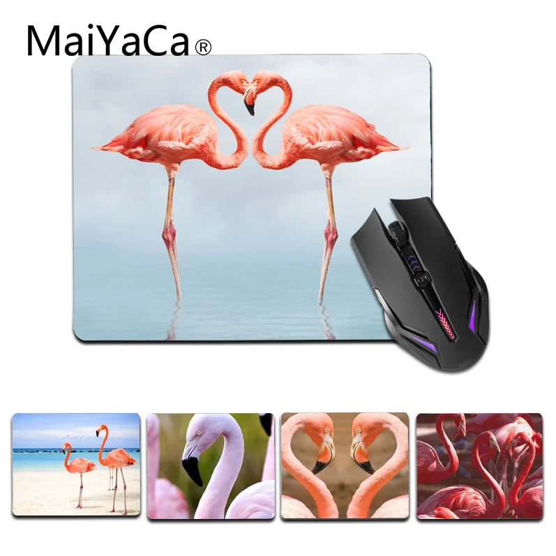 

MaiYaCa Love Flamingo mouse pad gamer play mats Size for 18x22cm 25x29cm Gaming Mousemat