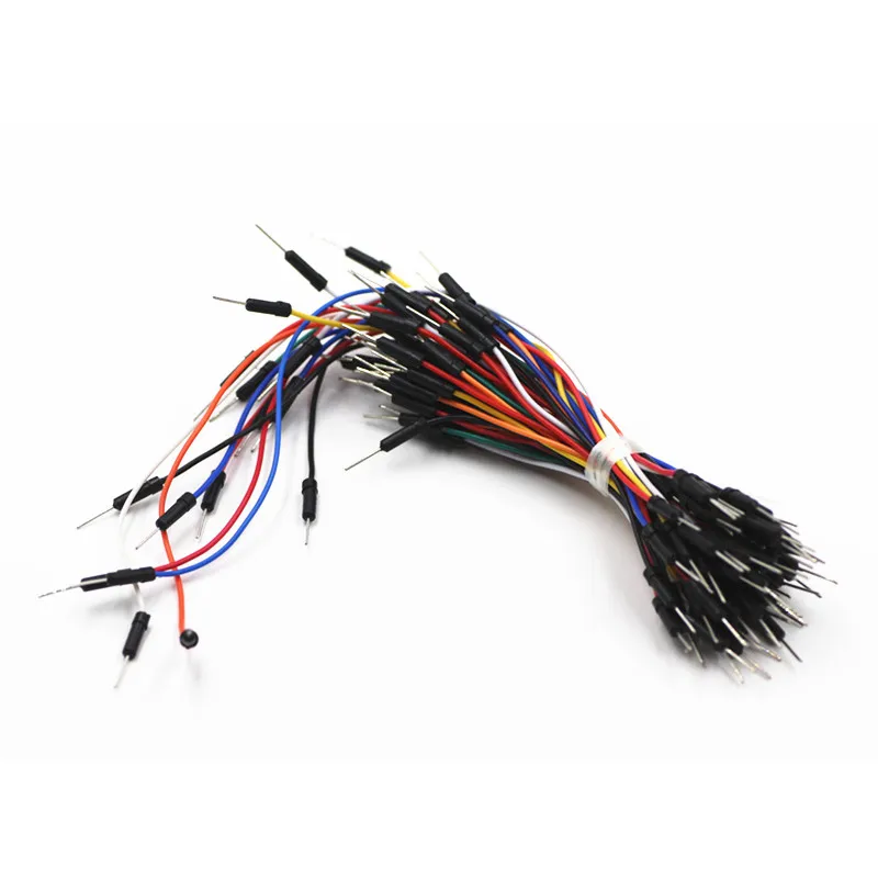 65 шт./лот соединительный кабель типа Папа папа гибкий провод для Arduino макетная