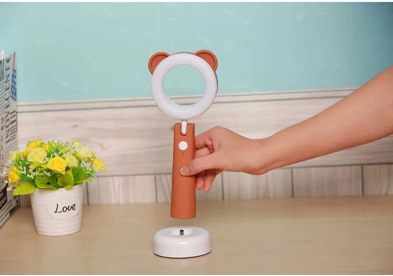 Pet LED Table Lamp USB Charging Eye Protection Desk Lamp Cute Cartoons Adjustable Children Room Bedroom Decor Reading Desk Lamp (11)