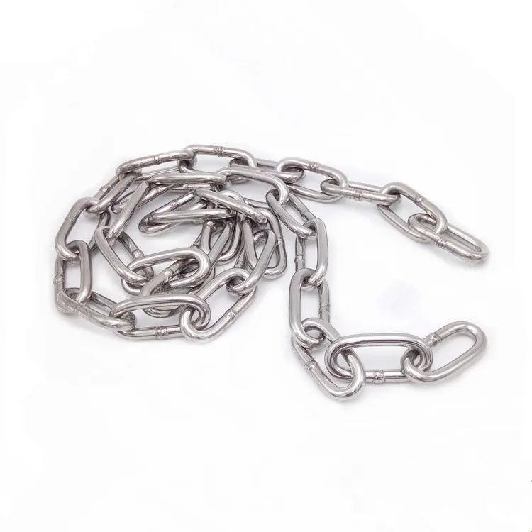 

Wholesale Custom 1m, 4mm Wire Thickness Stainless Steel Short Link Chain, M4