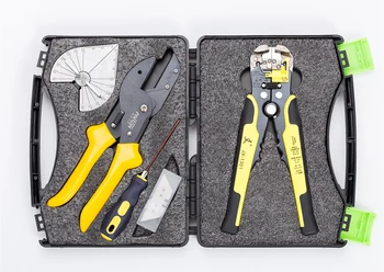 

Peeling Cutting Pliers Combination Kit Wire stripper Woodworking Edge Banding Wire Slot Shear hand tool set household tool set