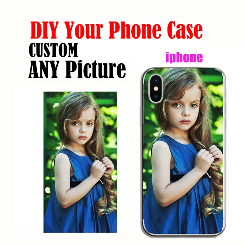 

Custom DIY Print Photo Logo Soft Silicon TPU Phone Case Customized Back Cover For iPhone XR XS MAX X 5 5s SE 6 6s 8 7 plus