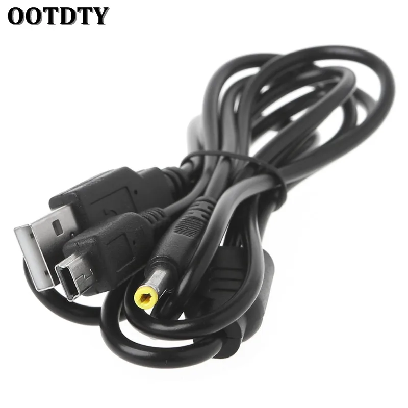 OOTDTY 2 в 1 USB кабель для передачи данных и зарядки шнур для зарядки для Оборудование для psp 2000 3000 игровые аксессуары