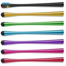 500 шт/партия Высокое качество емкостный экран Стилус сенсорная ручка для iPhone/iPad/samsung/Планшеты ПК металлический стилус ручка с сенсорным экраном