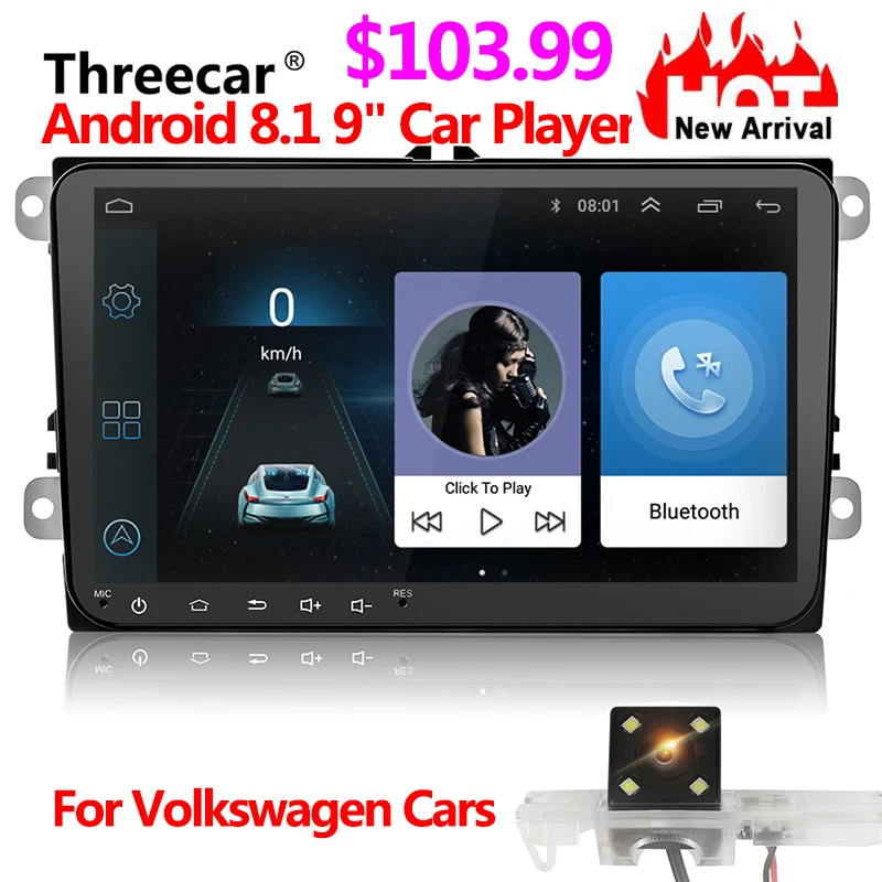 

Car DVD GPS android 8.1 Player 2din radio universal Wifi GPS Navigation Audio For Skoda Octavia Fabia Rapid Yeti Superb VW Seat