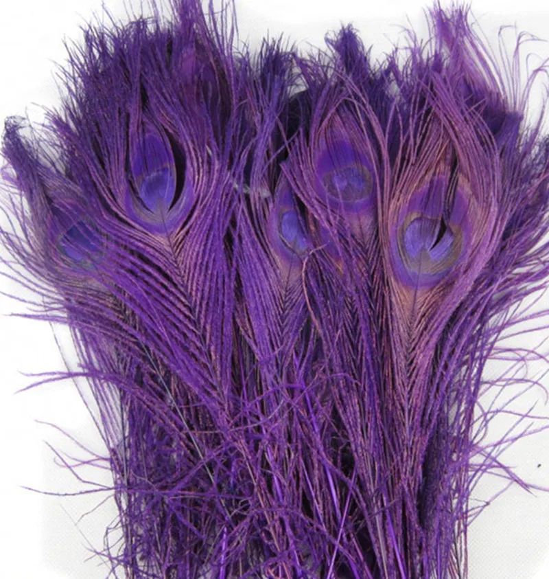 

50Pcs/lot beautiful peacock Feather Nice as home decoration good for hats DIY hair accessories multiple colors free shipping
